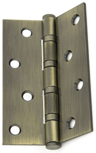 Дверная петля универсальная врезная ФАБРИКА ЗАМКОВ 100х70х2,5 мм бронза