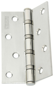 Дверная петля универсальная врезная ФАБРИКА ЗАМКОВ 100х70х2,5 мм хром