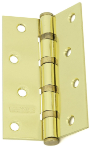 Дверная петля универсальная врезная ФАБРИКА ЗАМКОВ 100х70х2,5 мм латунь