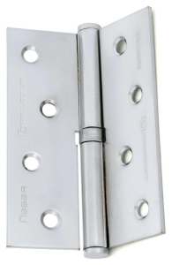 Дверная петля универсальная врезная правая Palladium N613S4 100х75х2,5 мм никель