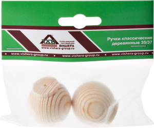 Дверная ручка ТД Вишера шариковая деревянная 35/37