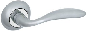 Дверная ручка для входной двери PALLADIUM Revolution Serena хром