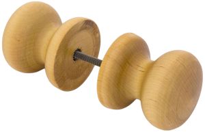 Дверная ручка для межкомнатной двери PALLADIUM БС 2 светло-коричневый