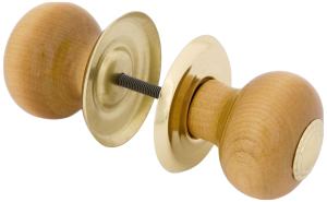 Дверная ручка для межкомнатной двери PALLADIUM 1 БС 1-1 светло-коричневый