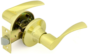 Дверная ручка-защелка PALLADIUM 3902 PB PS без фиксатора золото