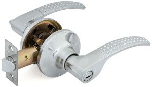 Дверная ручка-защелка PALLADIUM 3903 CP BK с фиксатором хром