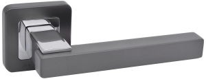 Дверная ручка для межкомнатной двери PALLADIUM Element Basis графит
