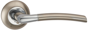 Дверная ручка PUNTO ARDEA TL SN/CP-3 матовый никель/хром