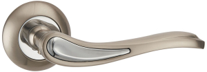 Дверная ручка PUNTO SALSA TL SN/CP-3 матовый никель/хром