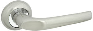 Дверная ручка для межкомнатной двери PALLADIUM Segno никель