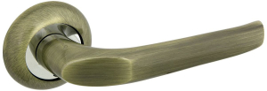 Дверная ручка для межкомнатной двери PALLADIUM Segno античная бронза