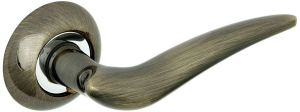 Дверная ручка для межкомнатной двери PALLADIUM Revolution Mistik античная бронза