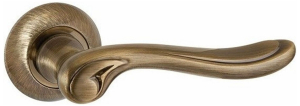 Дверная ручка для входной двери PUNTO Onda TL бронза