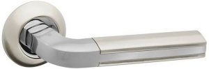 Дверная ручка для межкомнатной двери FUARO LARGO RM никель