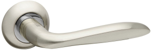 Дверная ручка для межкомнатной двери FUARO FANTASIA никель