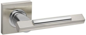 Дверная ручка для межкомнатной двери FUARO Tango KM никель