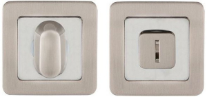 Дверная ручка для межкомнатной двери PUNTO QR никель