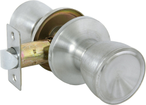 Дверная ручка для двери в санузел ФАБРИКА ЗАМКОВ матовый никель