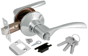 Дверная ручка-кноб для межкомнатной двери AJAX 6010 CP-Е хром