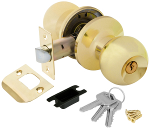 Дверная ручка-кноб для межкомнатной двери AJAX 6082 PB-E золото