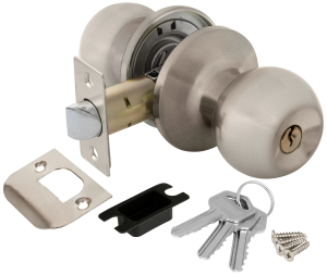 Дверная ручка-кноб для межкомнатной двери AJAX 6082 SN-E никель