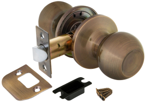 Дверная ручка-кноб для межкомнатной двери PUNTO 6072 AB-P бронза