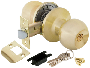 Дверная ручка-кноб для межкомнатной двери PUNTO 6072 SB-E золото