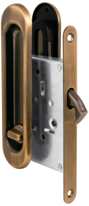 Дверная ручка для раздвижной двери PUNTO Soft LINE-011 бронза