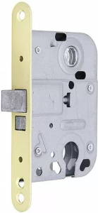 Корпус замка ФАБРИКА ЗАМКОВ L 008 SB матовая латунь