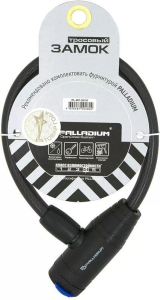 Замок тросовый Palladium PL 407-35 черный