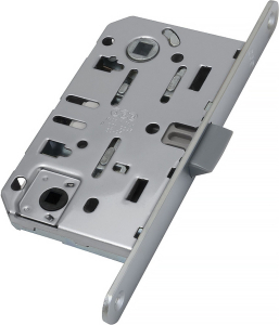 Дверная защелка AGB WC Mediana EV 240х132х19 мм ЦАМ никель