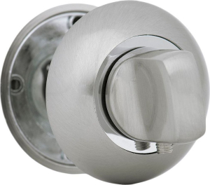 Дверная накладка-фиксатор ФАБРИКА ЗАМКОВ FZ SN BK матовый никель