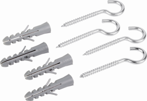 Дюбель универсальный распорный LUX-TOOLS 8х40 мм 4 шт