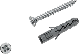 Дюбель-шуруп универсальный распорный LUX-TOOLS 5х25 мм 20 шт