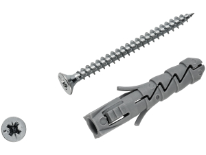 Дюбель универсальный распорный LUX-TOOLS 10х50 мм 4 шт