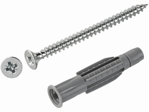 Дюбель универсальный LUX-TOOLS с саморезом 10х58 мм 4 шт