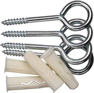 Дюбель ЕВРОПАРТНЕР MULTI Plug 6x25 мм с петля-шурупом 3,5x30 мм 6 шт