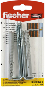 Дюбель универсальный распорный Fischer UX 8x10 мм 2 шт