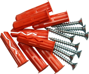 Дюбель универсальный распорный ЕВРОПАРТНЕР MULTI 10x40 мм с шурупом 5х50 мм 6 шт