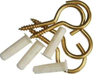 Дюбель ЕВРОПАРТНЕР MULTI 6x25 мм с крюк-шурупом 3,5х30 мм 4 шт