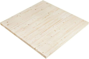 Площадка плоская 40х1000х1000 мм лиственница сорт АВ