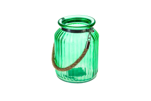 Банка декоративная стеклянная микс D15 см