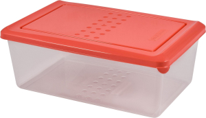 Контейнер Plast Team Pattern коралловый 1,05 л