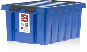 Контейнер для хранения с крышкой ROXBOX 400х300х170 мм 16 л в ассортименте
