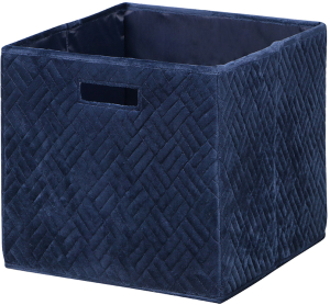 Контейнер 110306 текстиль синий 330x380x330 мм 40 л