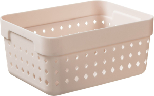 Корзинка Plast Team SEOUL пудровый 4,5 л 260x180x126 мм