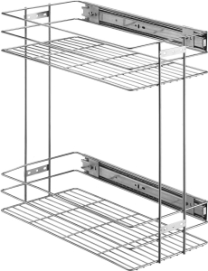 Корзина Lemax prof сталь хром 470x440x240 мм