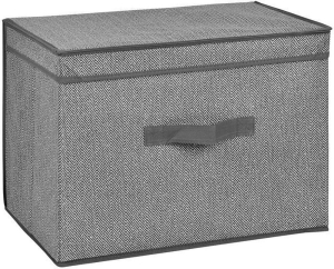 Корзина для белья текстиль OBI 122085 40х25х30 см серая