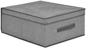 Корзина для белья текстиль OBI 122088 36х48х19 см серая