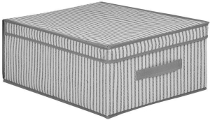 Корзина для белья текстиль OBI 122089 36х48х19 см серая